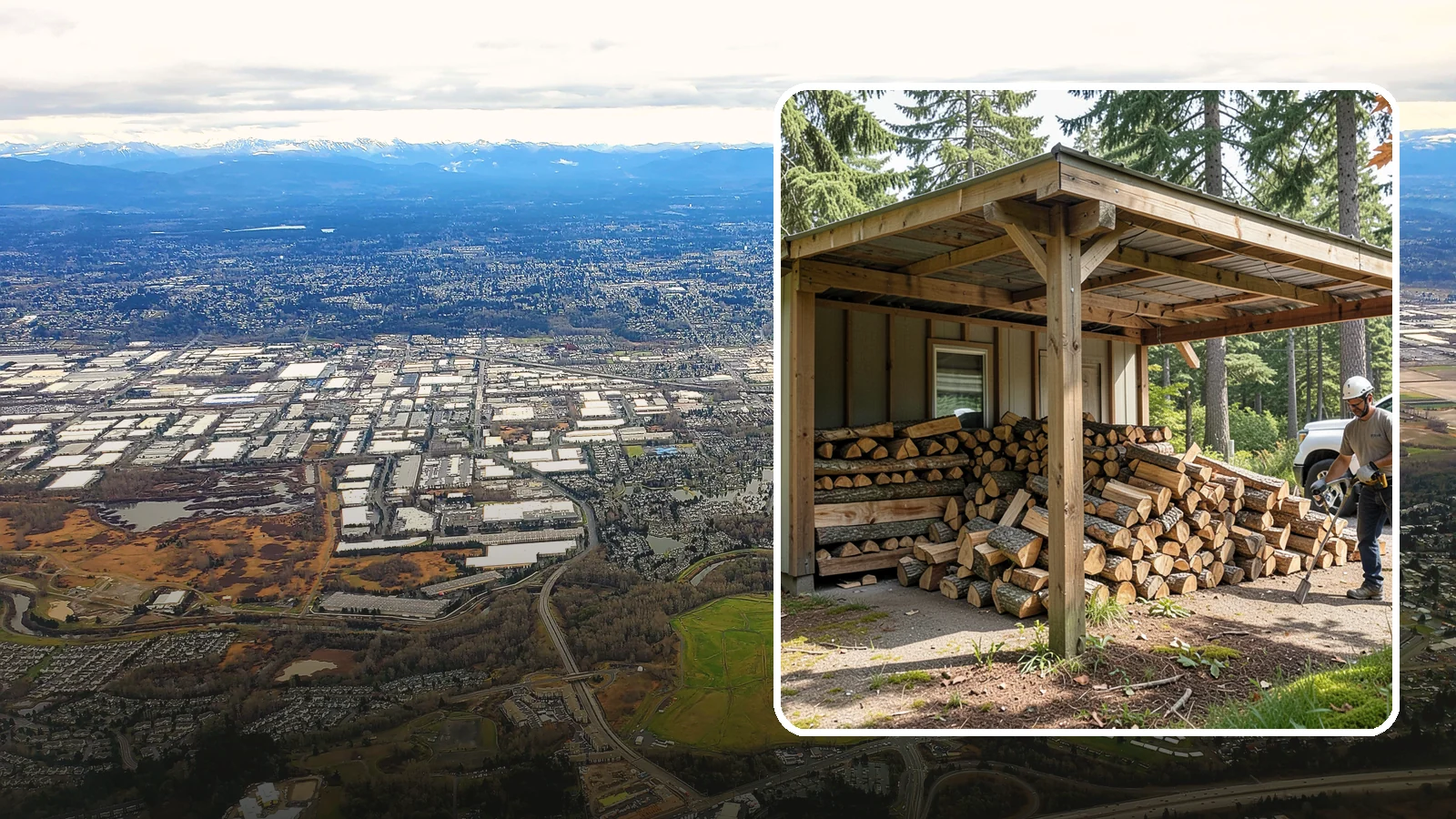 Firewood Relocation in Kent, King County, WA - Our firewood relocation service moves your existing wood supply to a new spot, shed, or property without the back-breaking work.