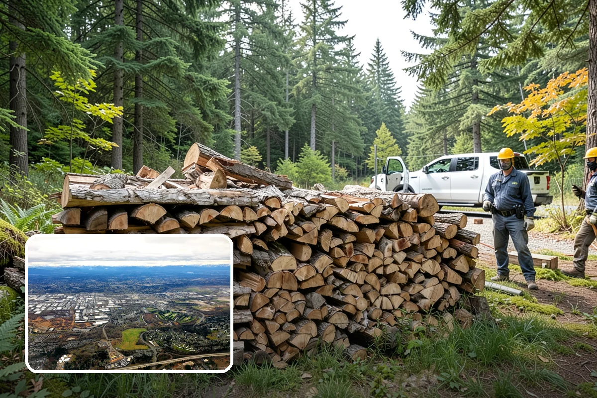 Firewood Relocation in Kent, King County, WA - Moves heavy wood so you do not have to