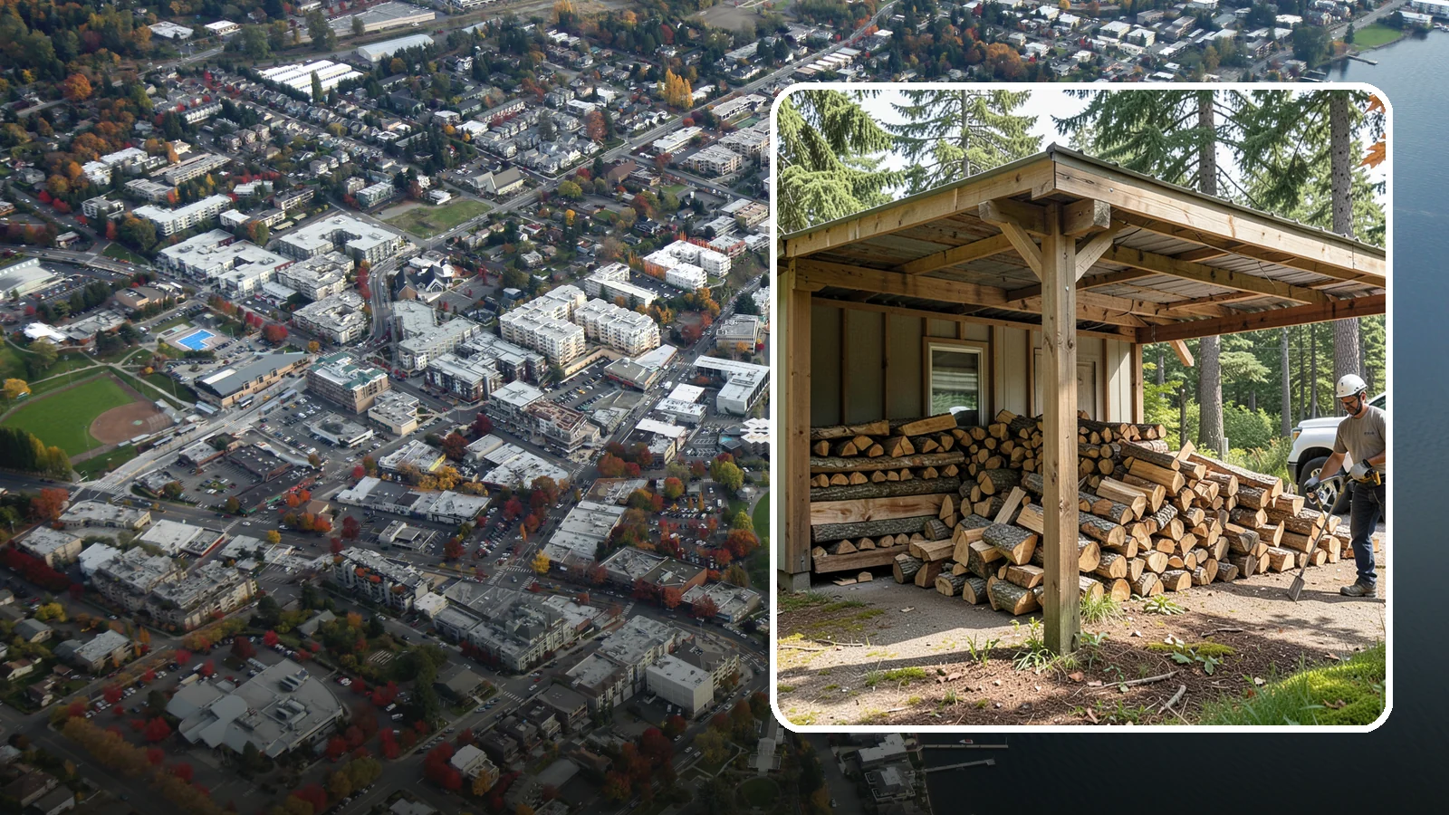 Firewood Relocation in Kirkland, King County, WA - Our firewood relocation service moves your existing wood supply to a new spot, shed, or property without the back-breaking work.