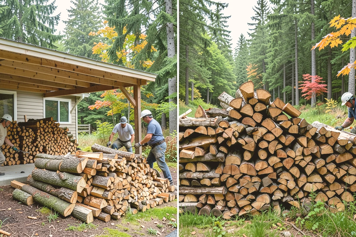 Firewood Relocation in Kirkland, King County, WA - Show us the wood and where it needs to go