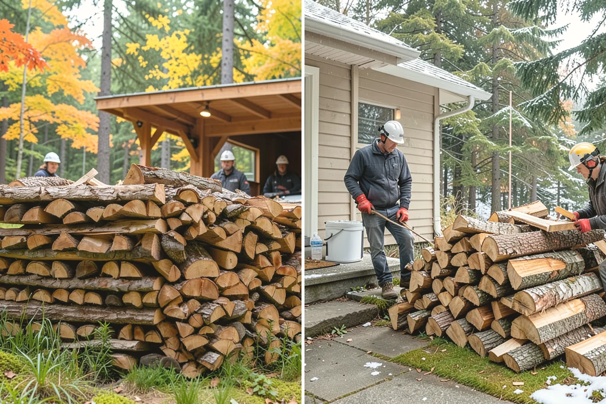 Firewood Relocation in La Conner, Skagit County, WA - Show us the wood and where it needs to go