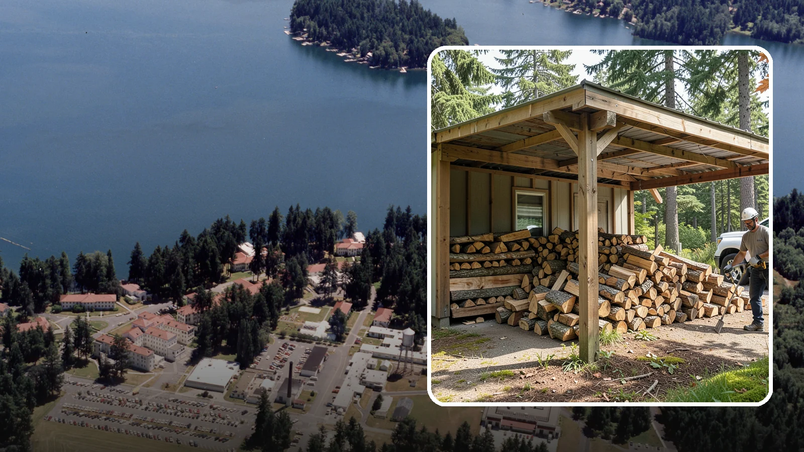 Firewood Relocation in Lakewood, Pierce County, WA - Our firewood relocation service moves your existing wood supply to a new spot, shed, or property without the back-breaking work.