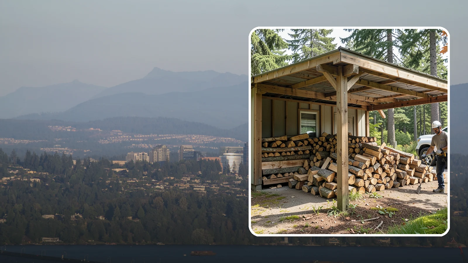 Firewood Relocation in Medina, King County, WA - Our firewood relocation service moves your existing wood supply to a new spot, shed, or property without the back-breaking work.