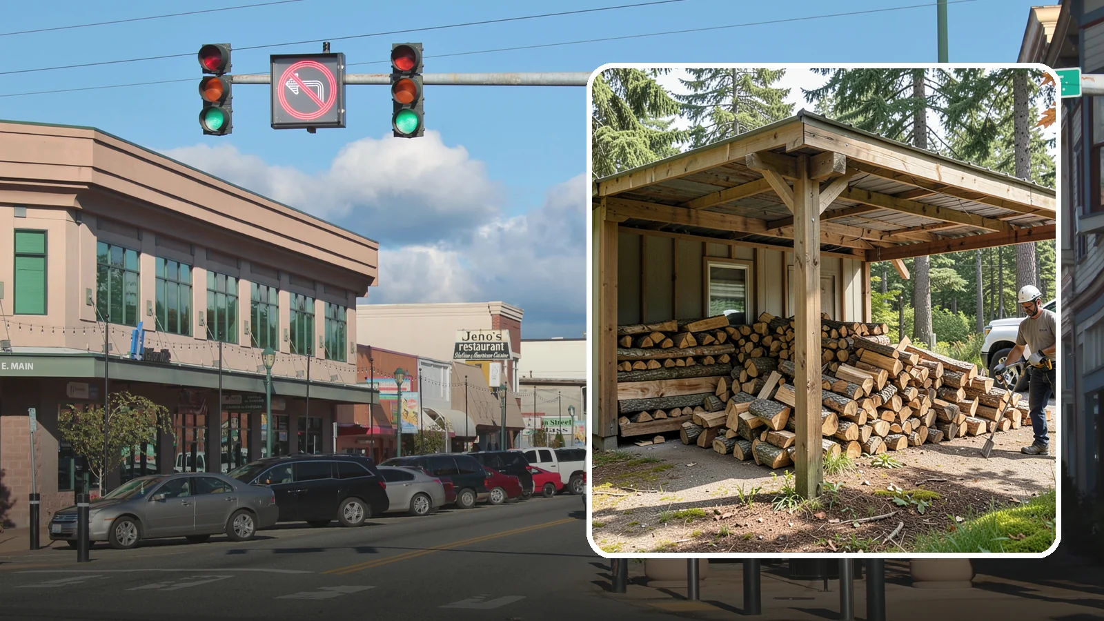 Firewood Relocation in Monroe, Snohomish County, WA - Our firewood relocation service moves your existing wood supply to a new spot, shed, or property without the back-breaking work.