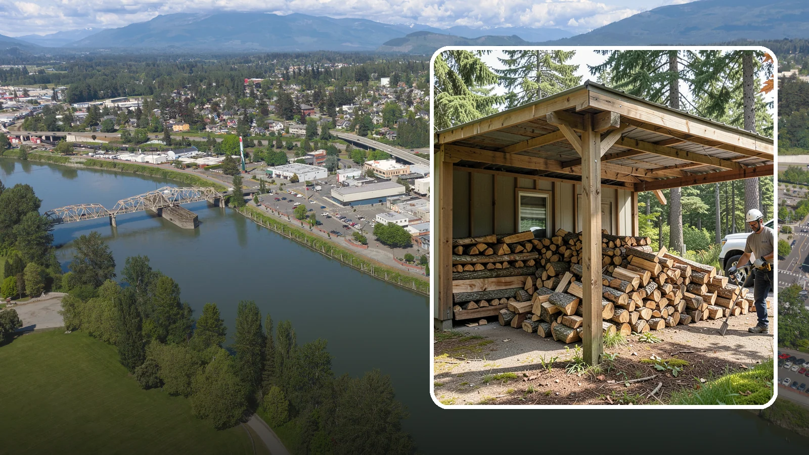Firewood Relocation in Mount Vernon, WA - Our firewood relocation service moves your existing wood supply to a new spot, shed, or property without the back-breaking work.