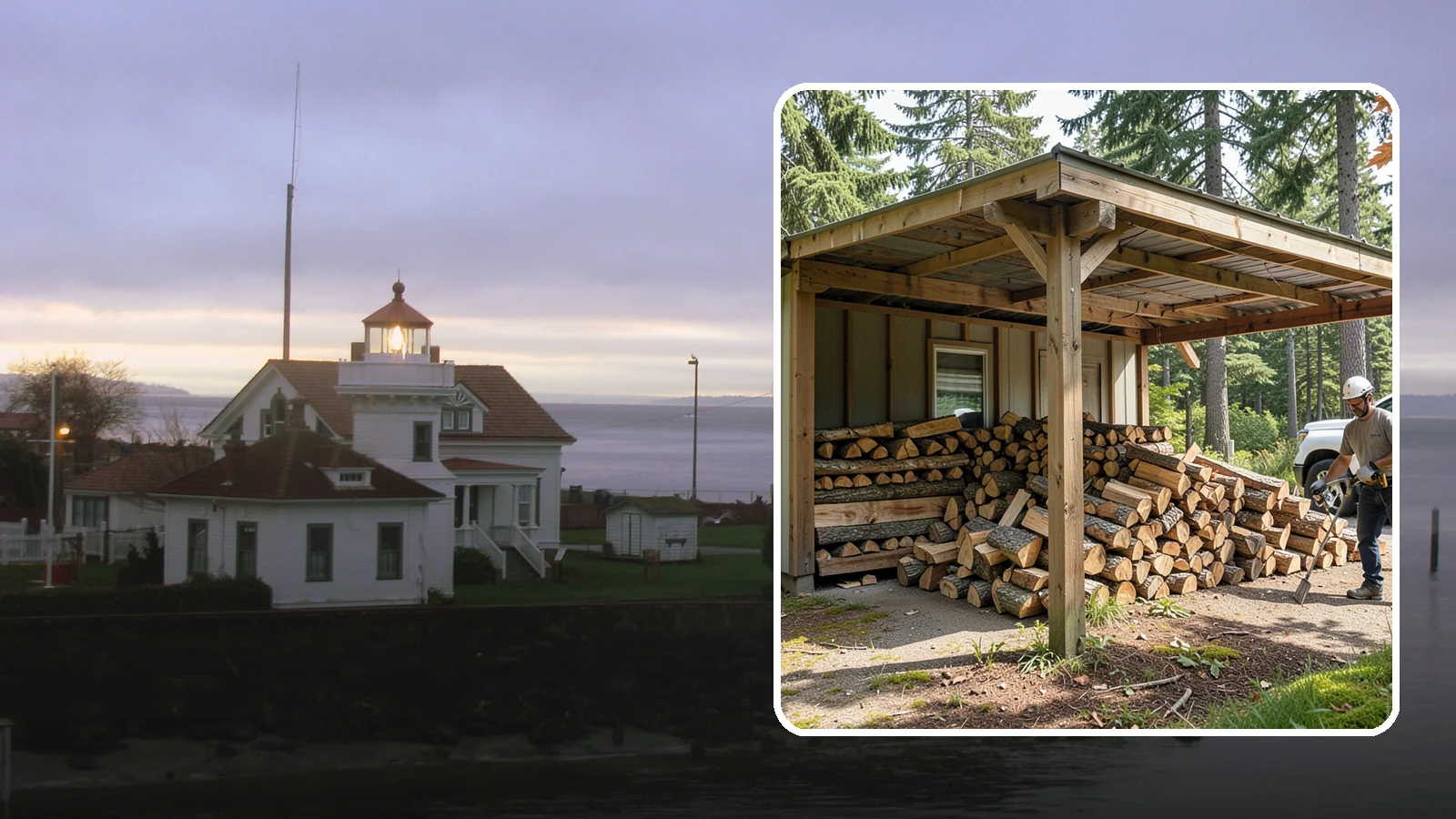 Firewood Relocation in Mukilteo, Snohomish County, WA - Our firewood relocation service moves your existing wood supply to a new spot, shed, or property without the back-breaking work.