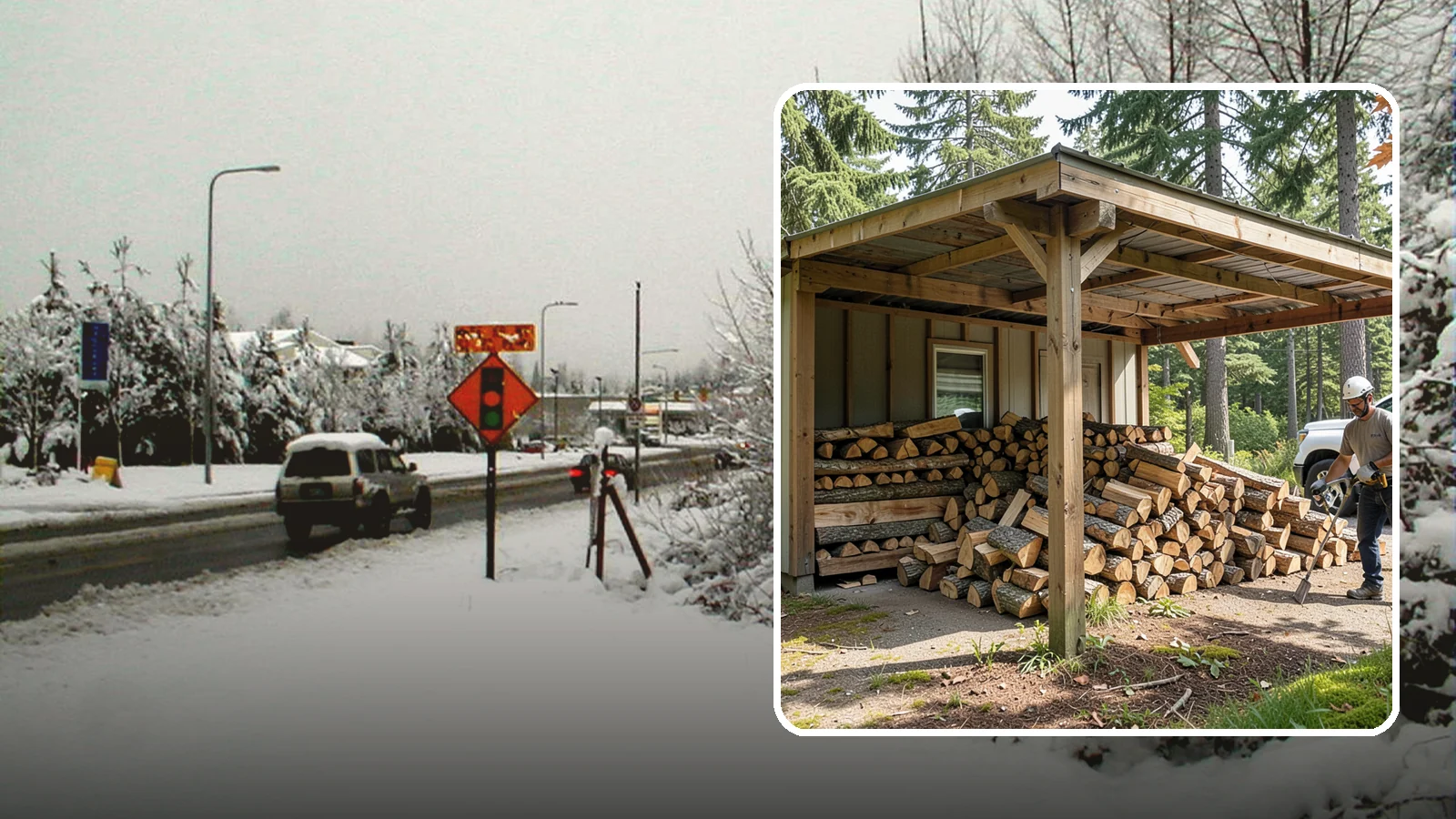 Firewood Relocation in Newcastle, King County, WA - Our firewood relocation service moves your existing wood supply to a new spot, shed, or property without the back-breaking work.