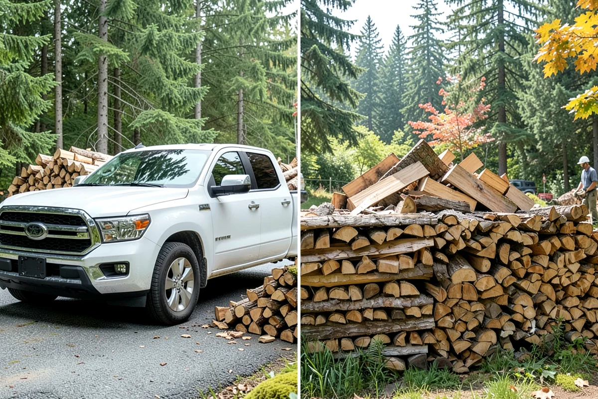 Firewood Relocation in Normandy Park, King County, WA - Show us the wood and where it needs to go