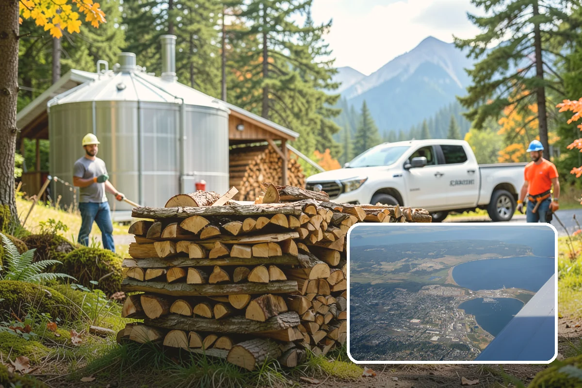 Firewood Relocation in Oak Harbor, Island County, WA - Moves heavy wood so you do not have to