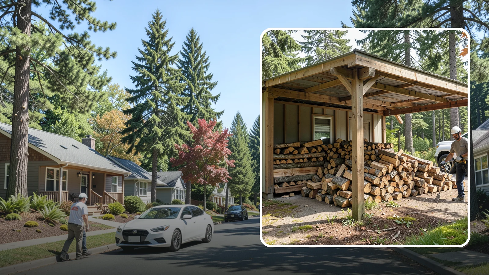 Firewood Relocation in Orting, Pierce County, WA - Our firewood relocation service moves your existing wood supply to a new spot, shed, or property without the back-breaking work.