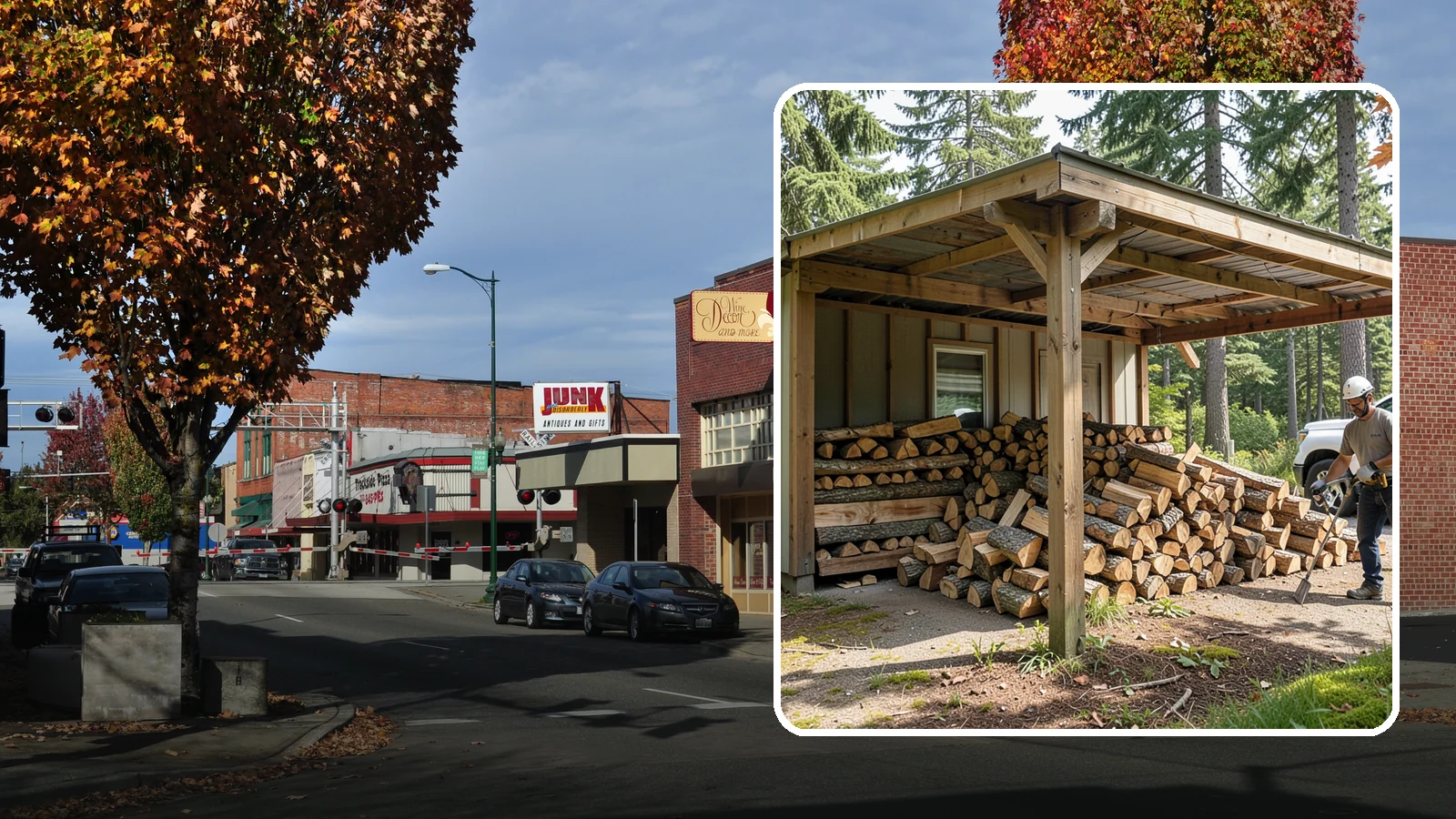 Firewood Relocation in Puyallup, Pierce County, WA - Our firewood relocation service moves your existing wood supply to a new spot, shed, or property without the back-breaking work.