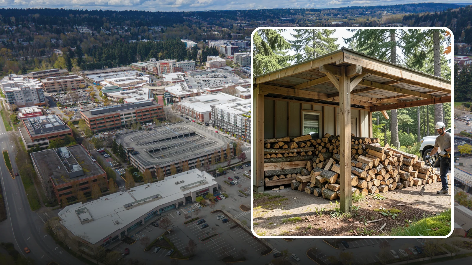 Firewood Relocation in Redmond, King County, WA - Our firewood relocation service moves your existing wood supply to a new spot, shed, or property without the back-breaking work.