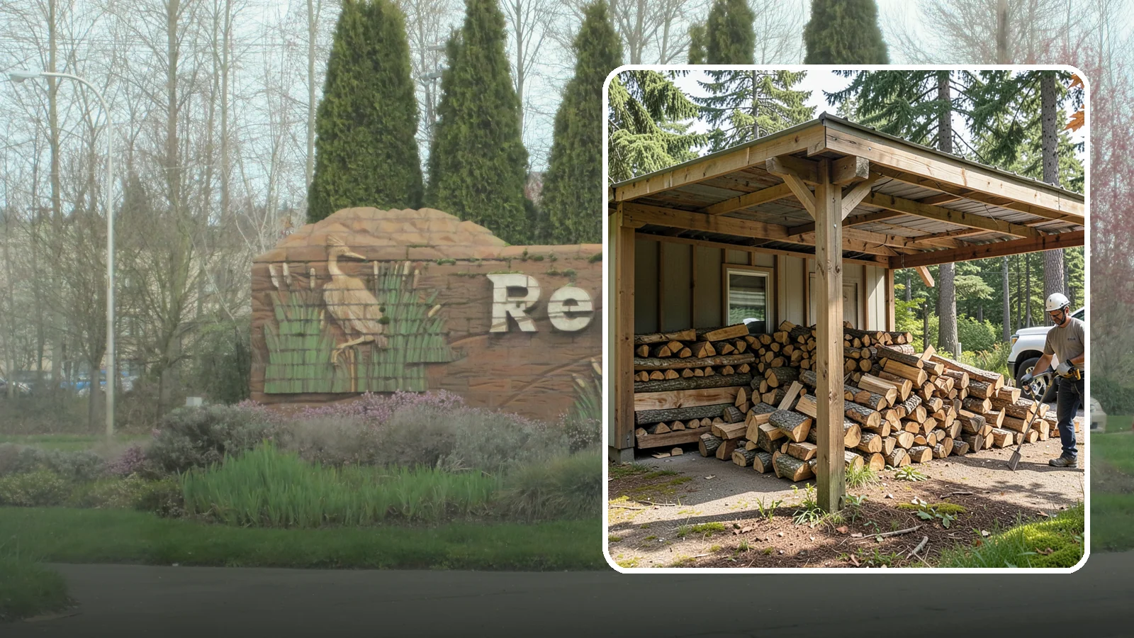 Firewood Relocation in Renton, King County, WA - Our firewood relocation service moves your existing wood supply to a new spot, shed, or property without the back-breaking work.