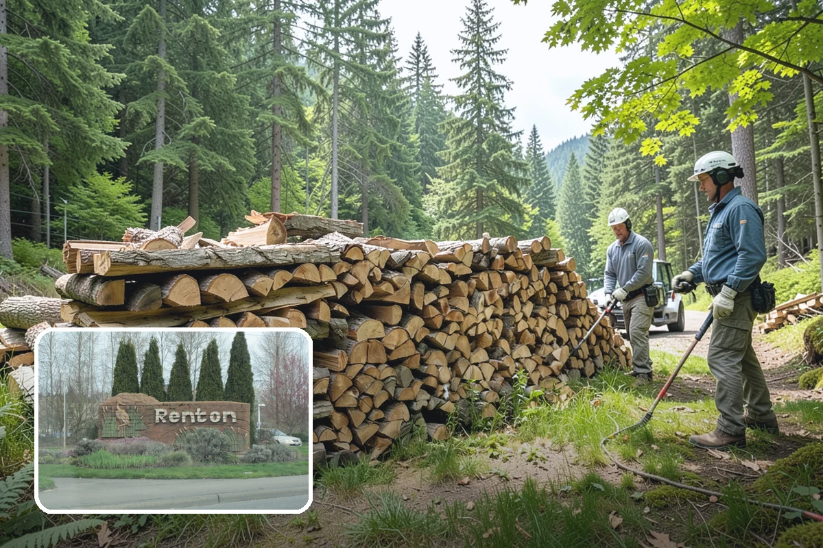 Firewood Relocation in Renton, King County, WA - Moves heavy wood so you do not have to