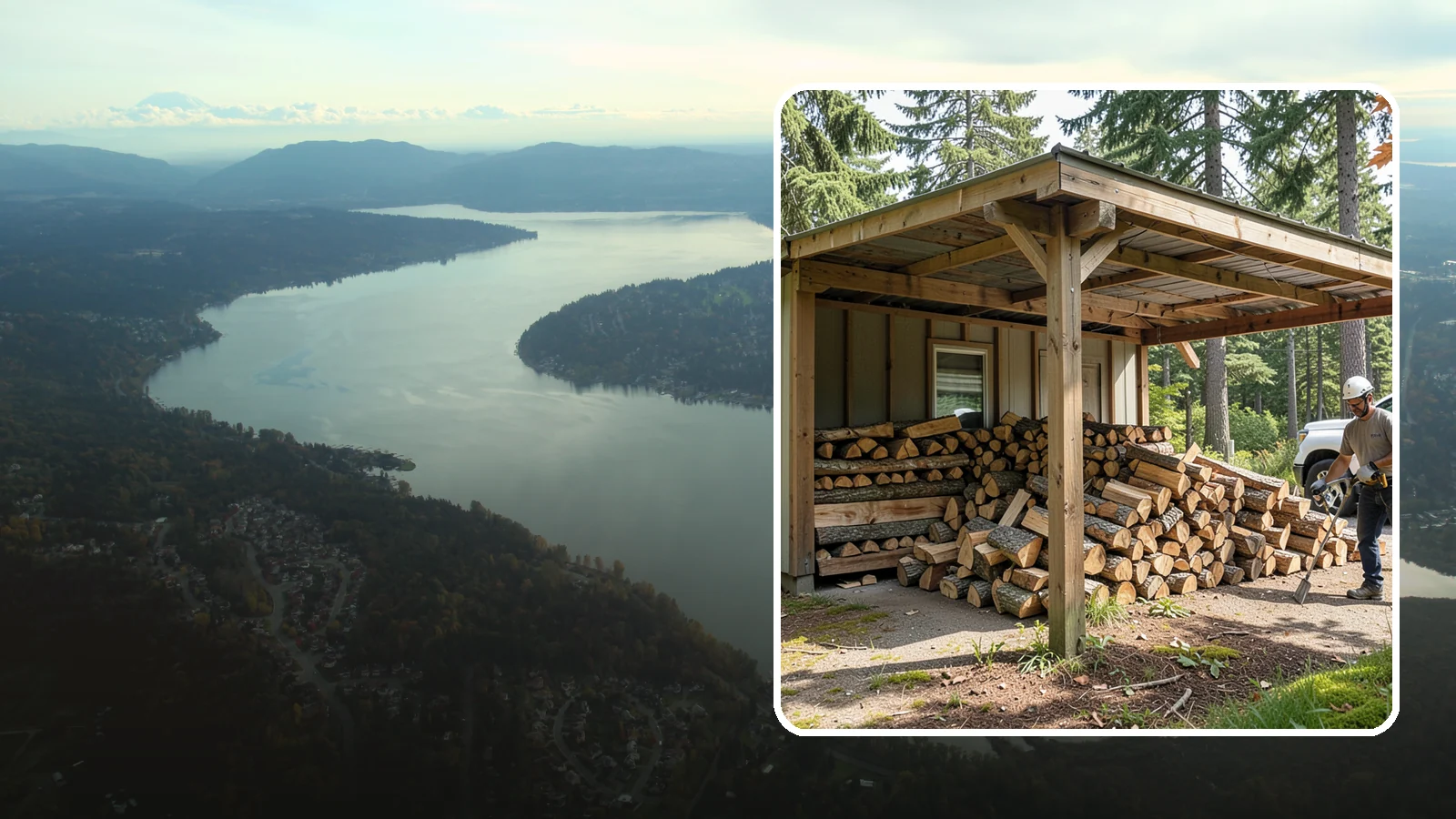 Firewood Relocation in Sammamish, King County, WA - Our firewood relocation service moves your existing wood supply to a new spot, shed, or property without the back-breaking work.