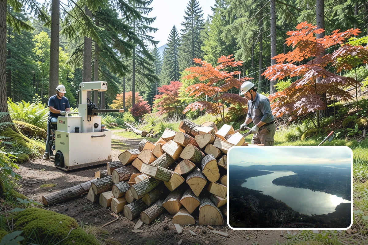 Firewood Relocation in Sammamish, King County, WA - Moves heavy wood so you do not have to