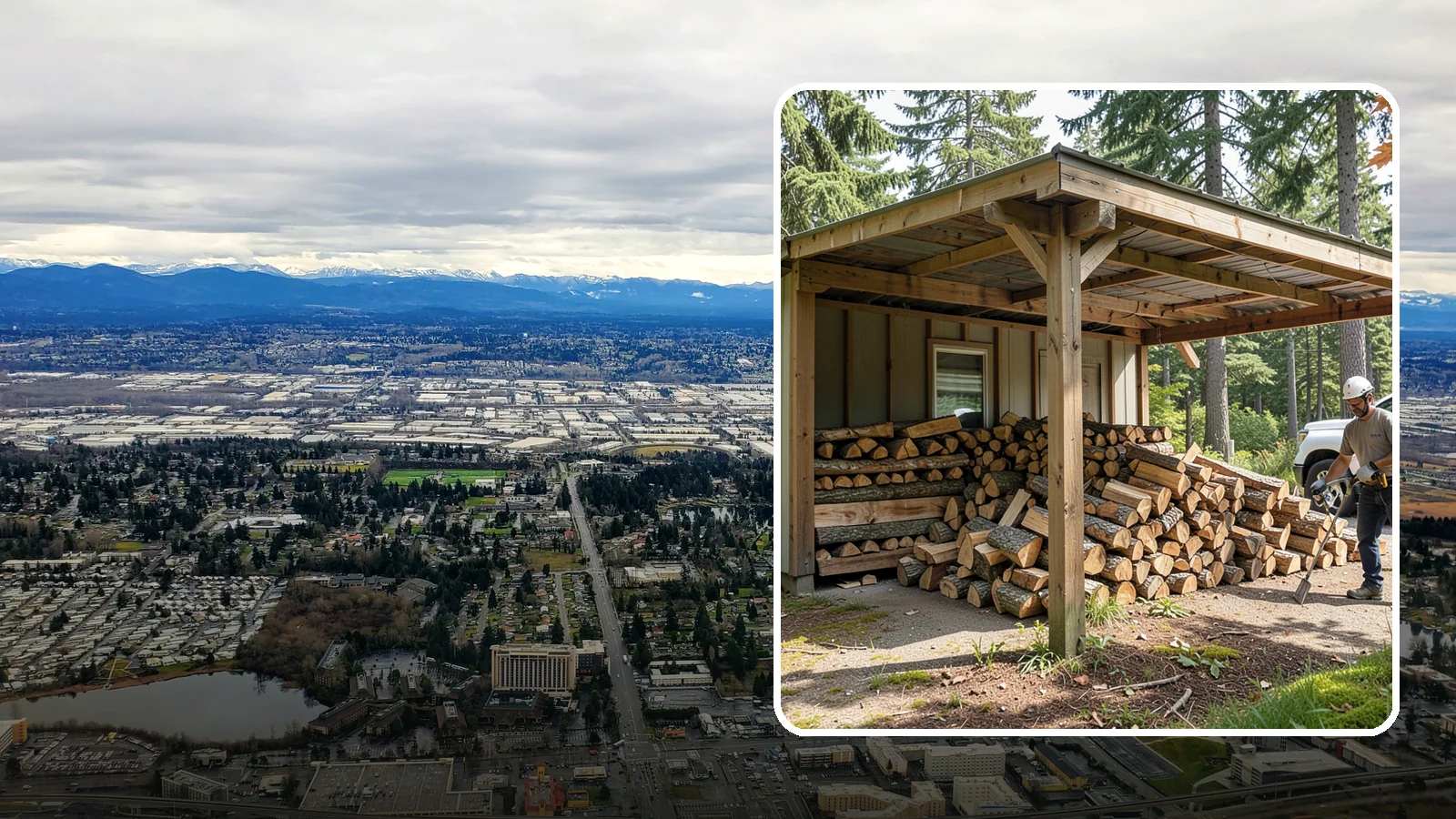 Firewood Relocation in SeaTac, WA - Our firewood relocation service moves your existing wood supply to a new spot, shed, or property without the back-breaking work.