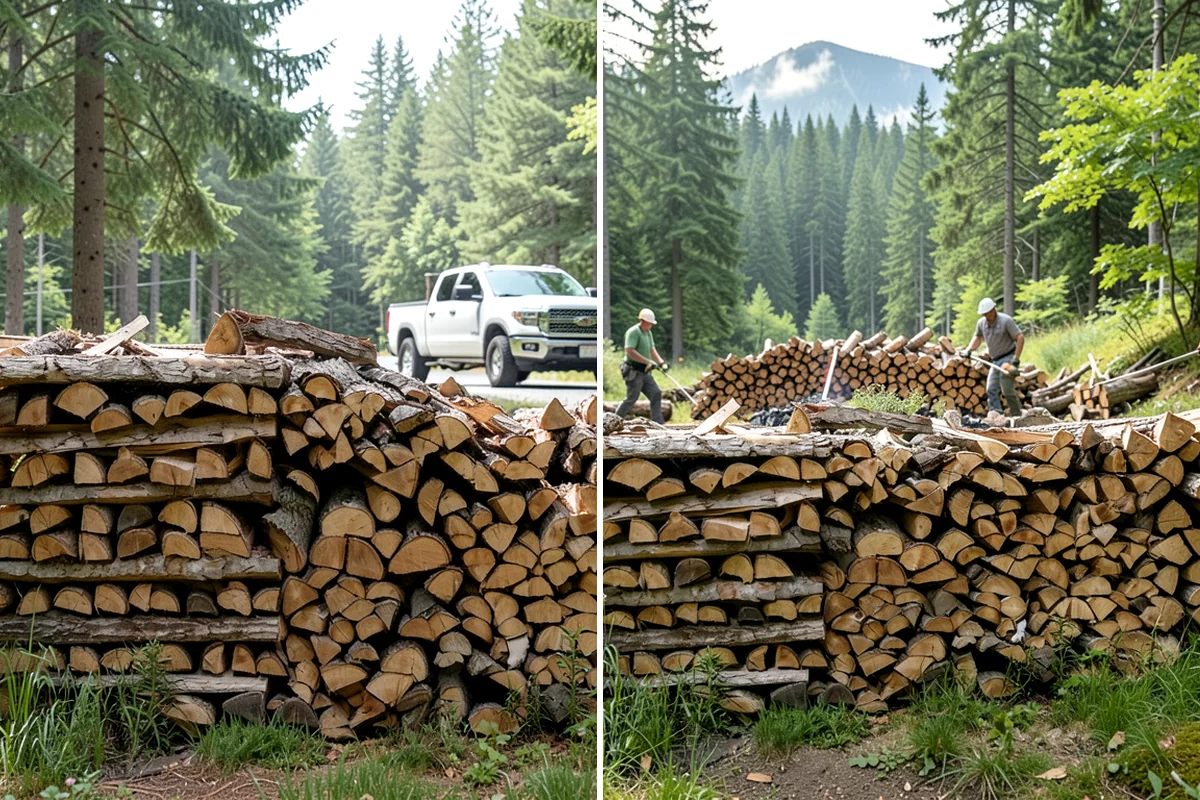 Firewood Relocation in SeaTac, WA - Show us the wood and where it needs to go