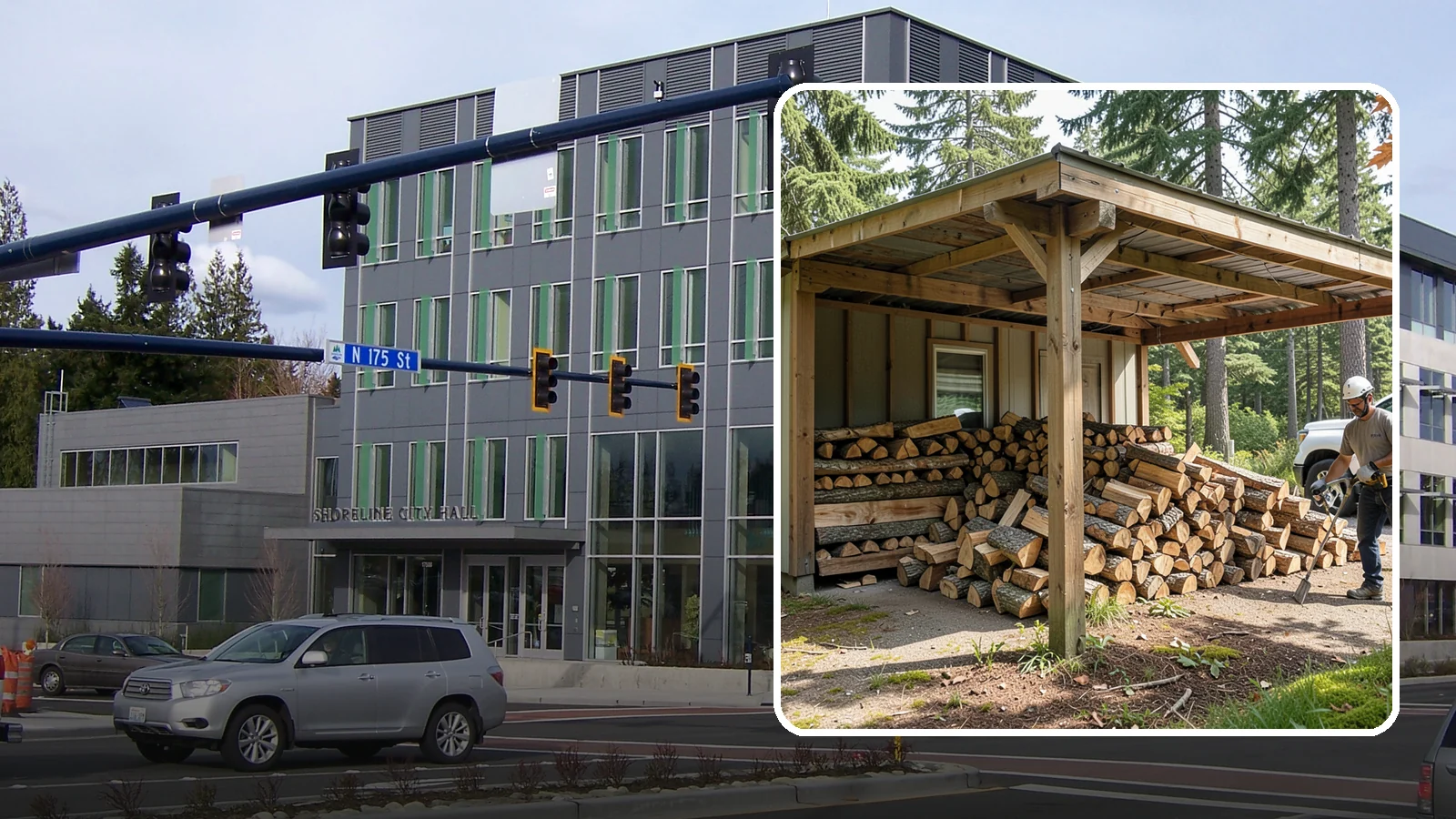 Firewood Relocation in Shoreline, King County, WA - Our firewood relocation service moves your existing wood supply to a new spot, shed, or property without the back-breaking work.