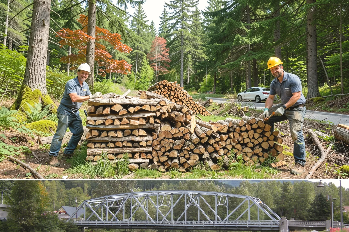 Firewood Relocation in Skykomish, King County, WA - Often requested in early fall when moving wood into covered storage ahead of winter.