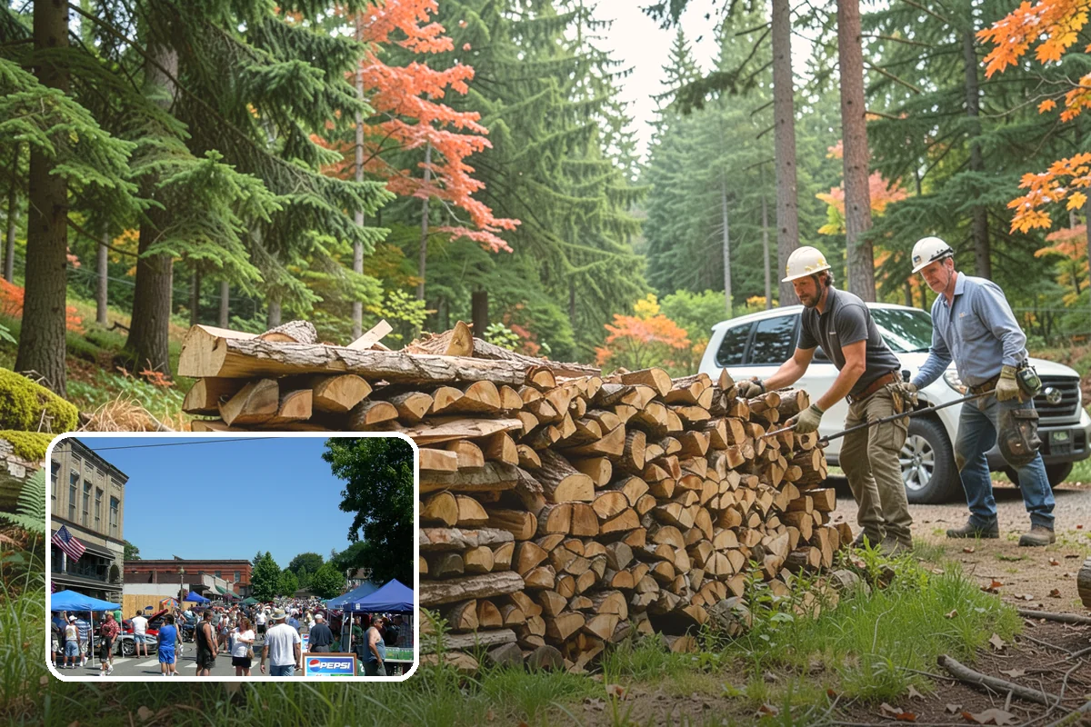 Firewood Relocation in Snohomish, Snohomish County, WA - Moves heavy wood so you do not have to