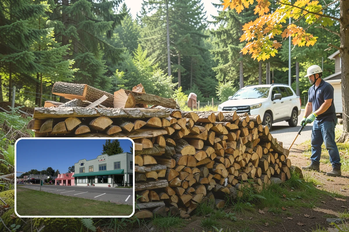 Firewood Relocation in Snoqualmie, King County, WA - Moves heavy wood so you do not have to