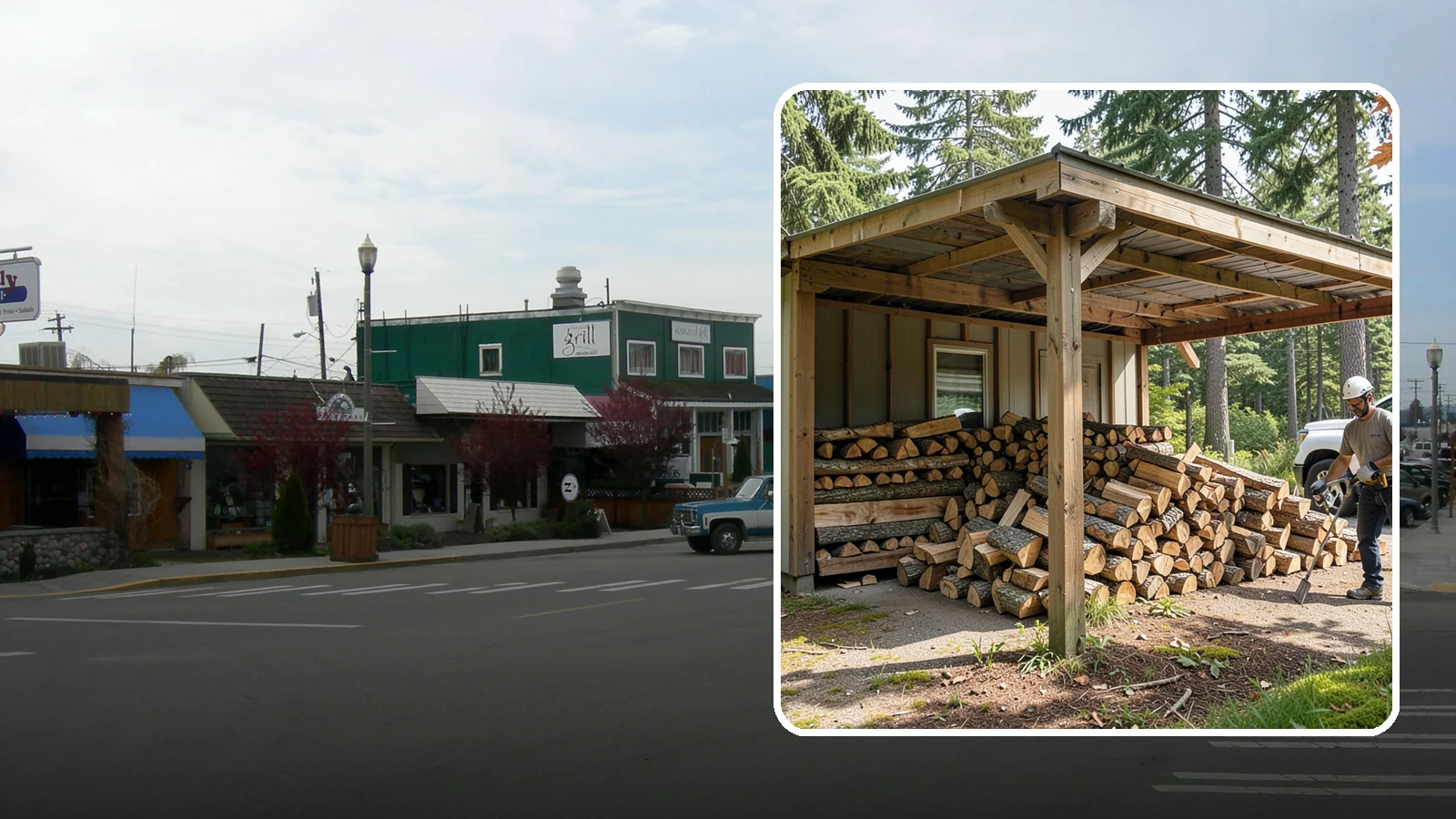 Firewood Relocation in Stanwood, Snohomish County, WA - Our firewood relocation service moves your existing wood supply to a new spot, shed, or property without the back-breaking work.