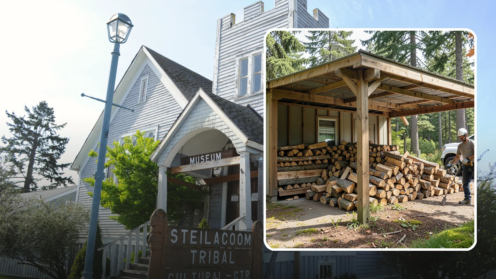 Firewood Relocation in Steilacoom, Pierce County, WA - Our firewood relocation service moves your existing wood supply to a new spot, shed, or property without the back-breaking work.