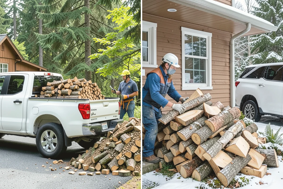 Firewood Relocation in Steilacoom, Pierce County, WA - Show us the wood and where it needs to go