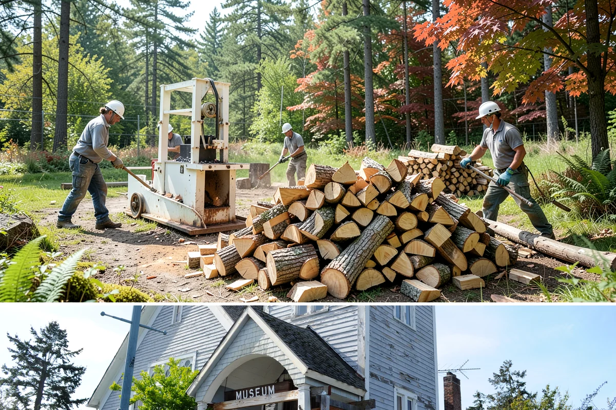 Firewood Relocation in Steilacoom, Pierce County, WA - Often requested in early fall when moving wood into covered storage ahead of winter.