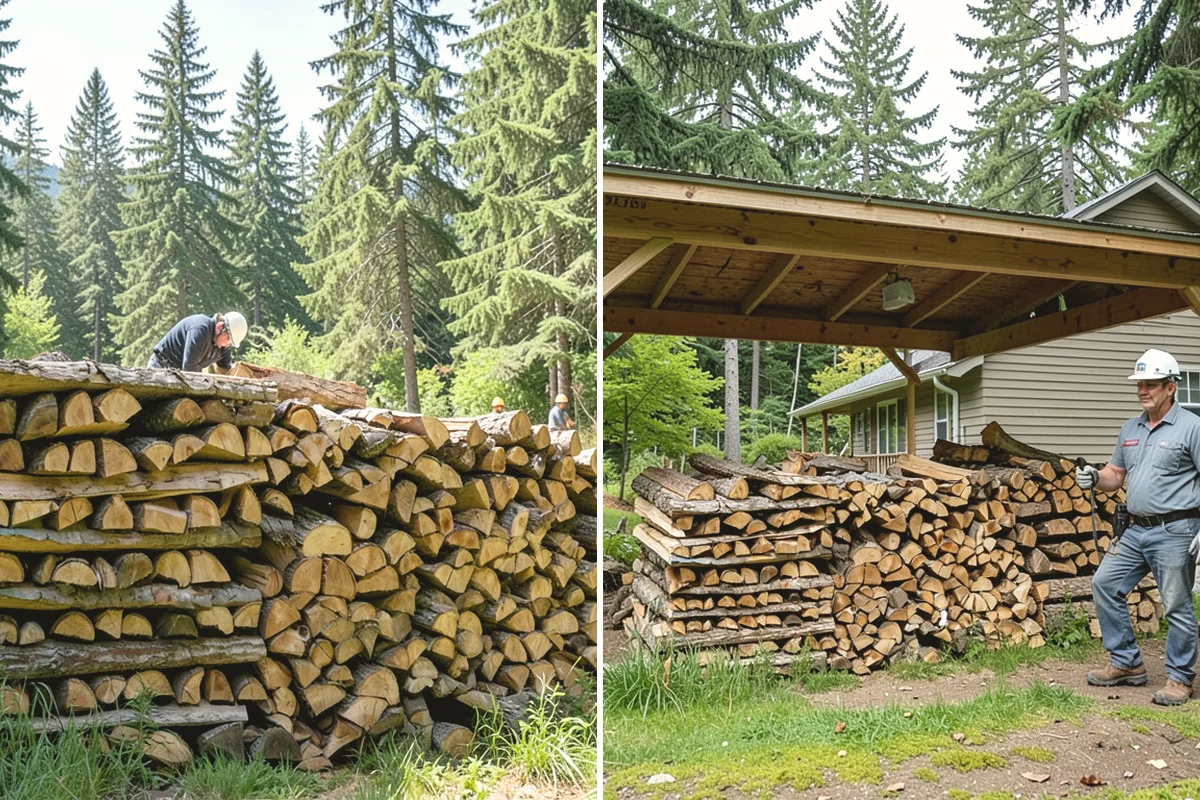 Firewood Relocation in Tacoma, Pierce County, WA - Show us the wood and where it needs to go