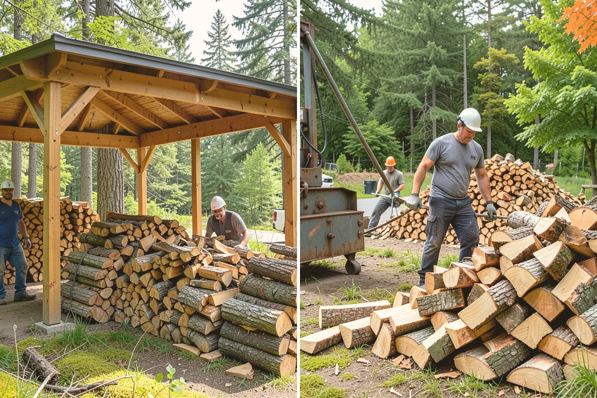 Firewood Restocking in Algona, King County, WA - We estimate how quickly you go through wood