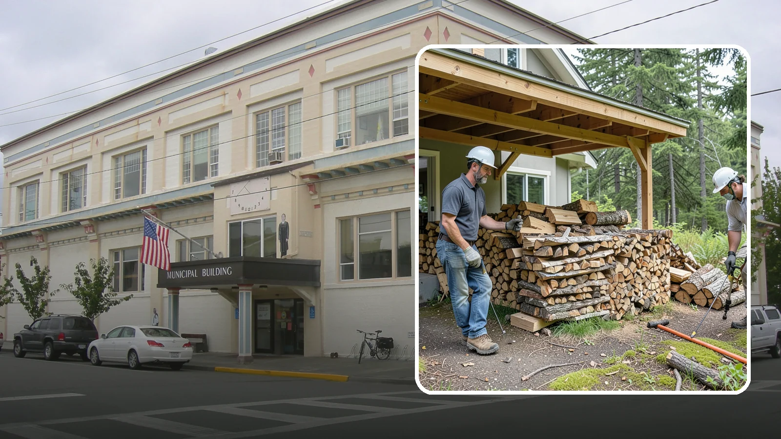 Firewood Restocking in Anacortes, Skagit County, WA - We monitor and refill your firewood supply on a recurring basis so you never run out during the heating season.