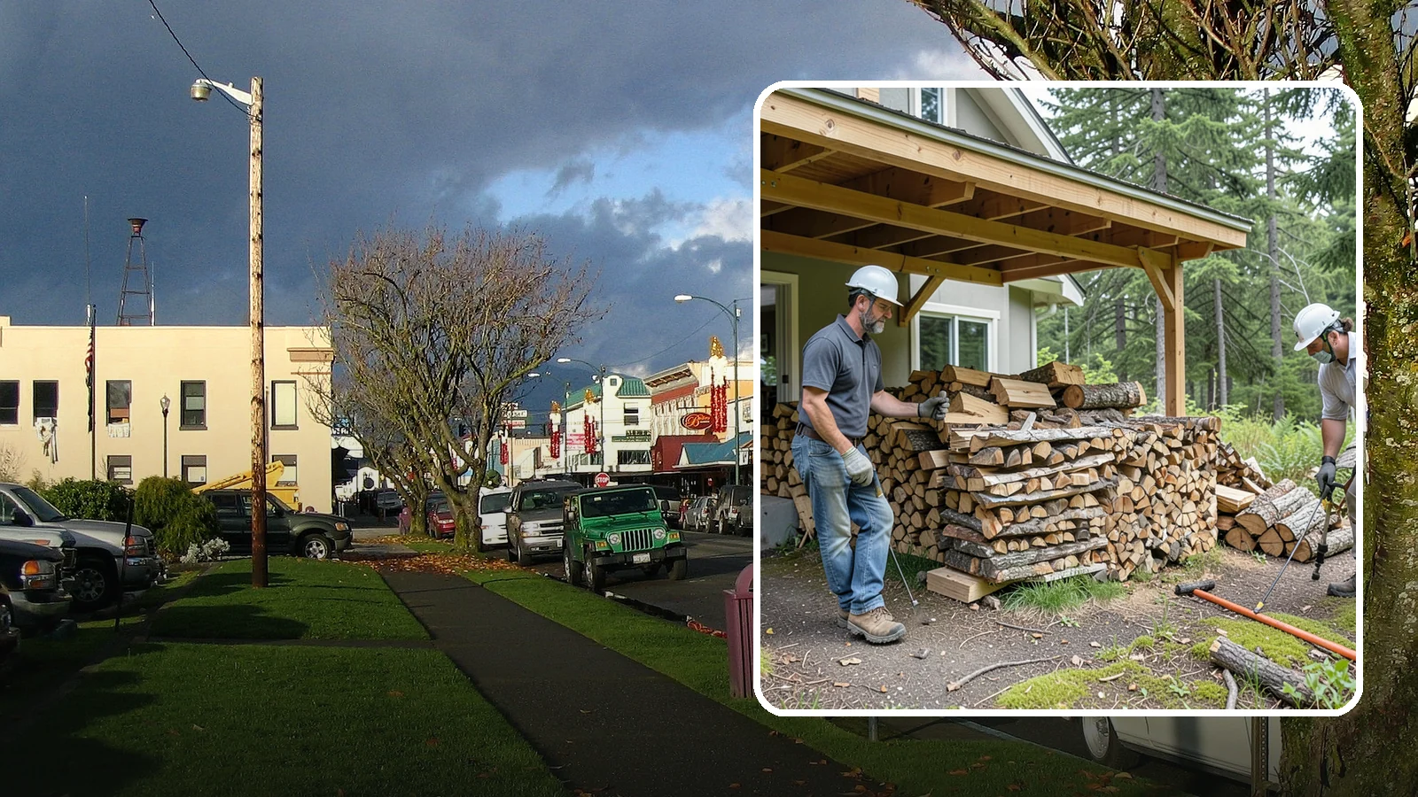 Firewood Restocking in Arlington, Snohomish County, WA - We monitor and refill your firewood supply on a recurring basis so you never run out during the heating season.