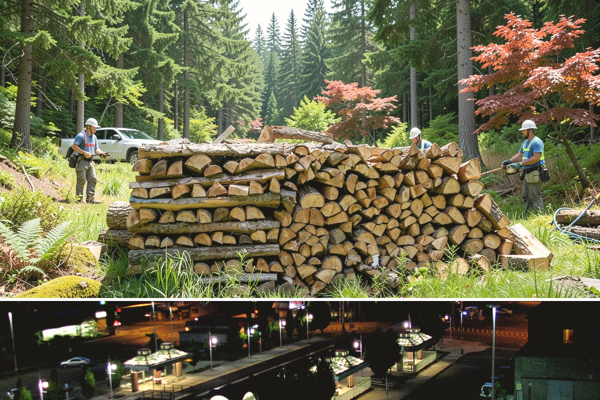 Firewood Restocking in Auburn, King County, WA - Set up restocking before winter so your automatic refills carry you through the coldest, wettest months.