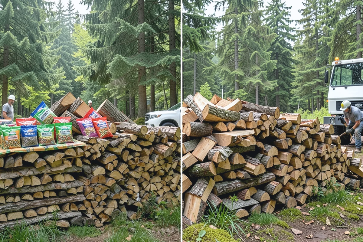 Firewood Restocking in Beaux Arts Village, King County, WA - We estimate how quickly you go through wood