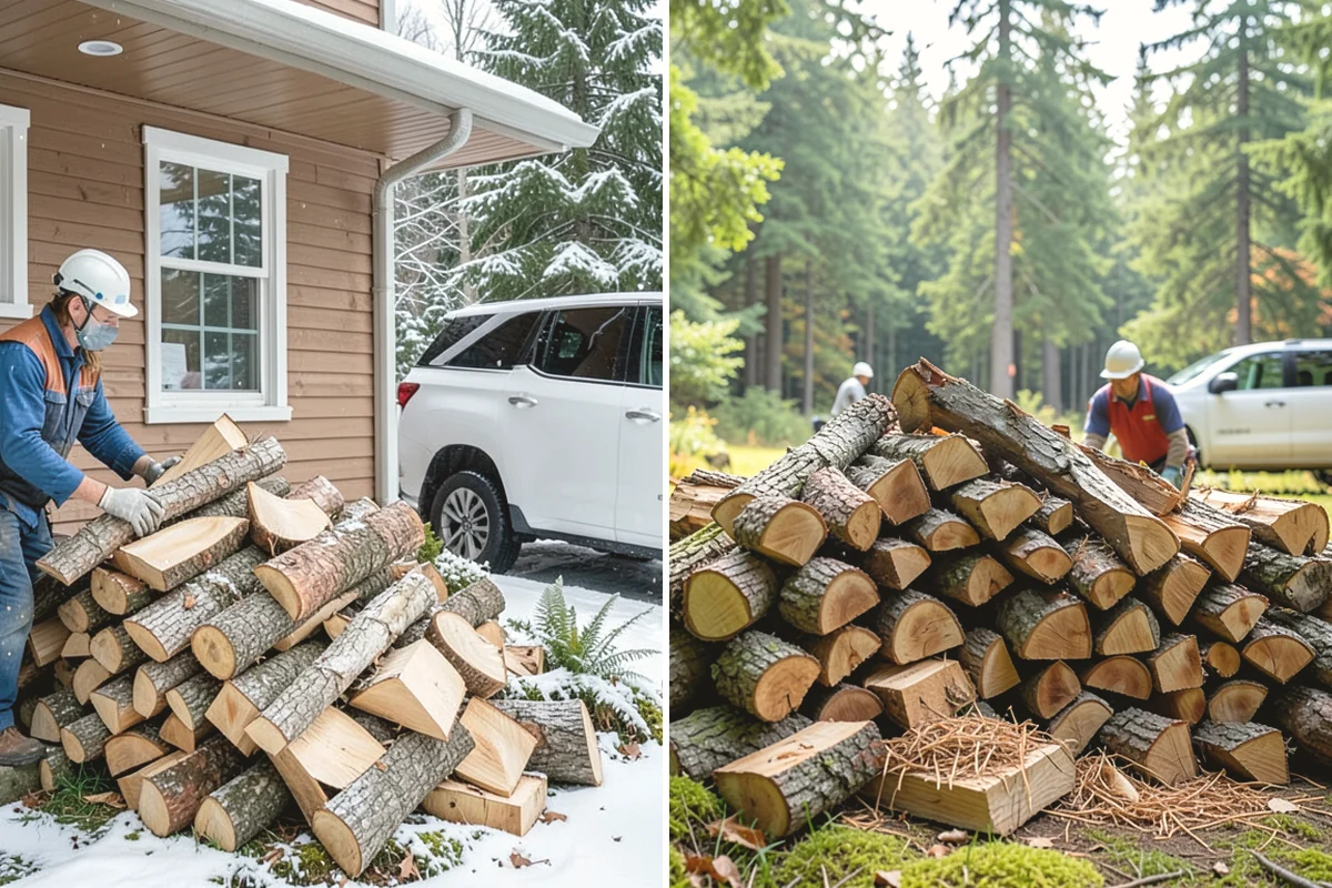 Firewood Restocking in Black Diamond, King County, WA - We estimate how quickly you go through wood