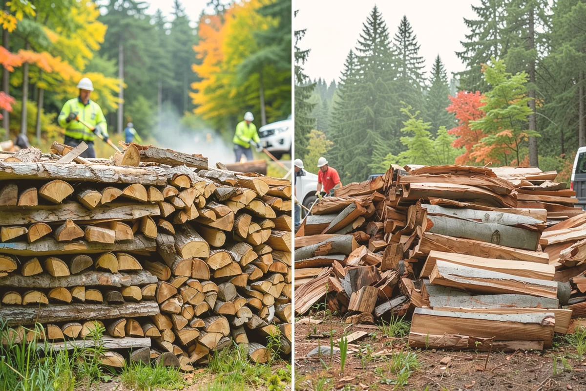 Firewood Restocking in Bothell, King County, WA - We estimate how quickly you go through wood