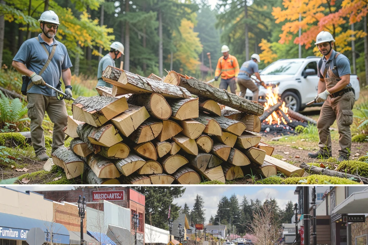Firewood Restocking in Bothell, King County, WA - Set up restocking before winter so your automatic refills carry you through the coldest, wettest months.