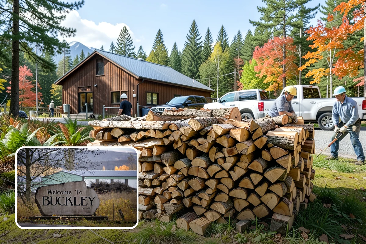 Firewood Restocking in Buckley, Pierce County, WA - Never run out during the cold season