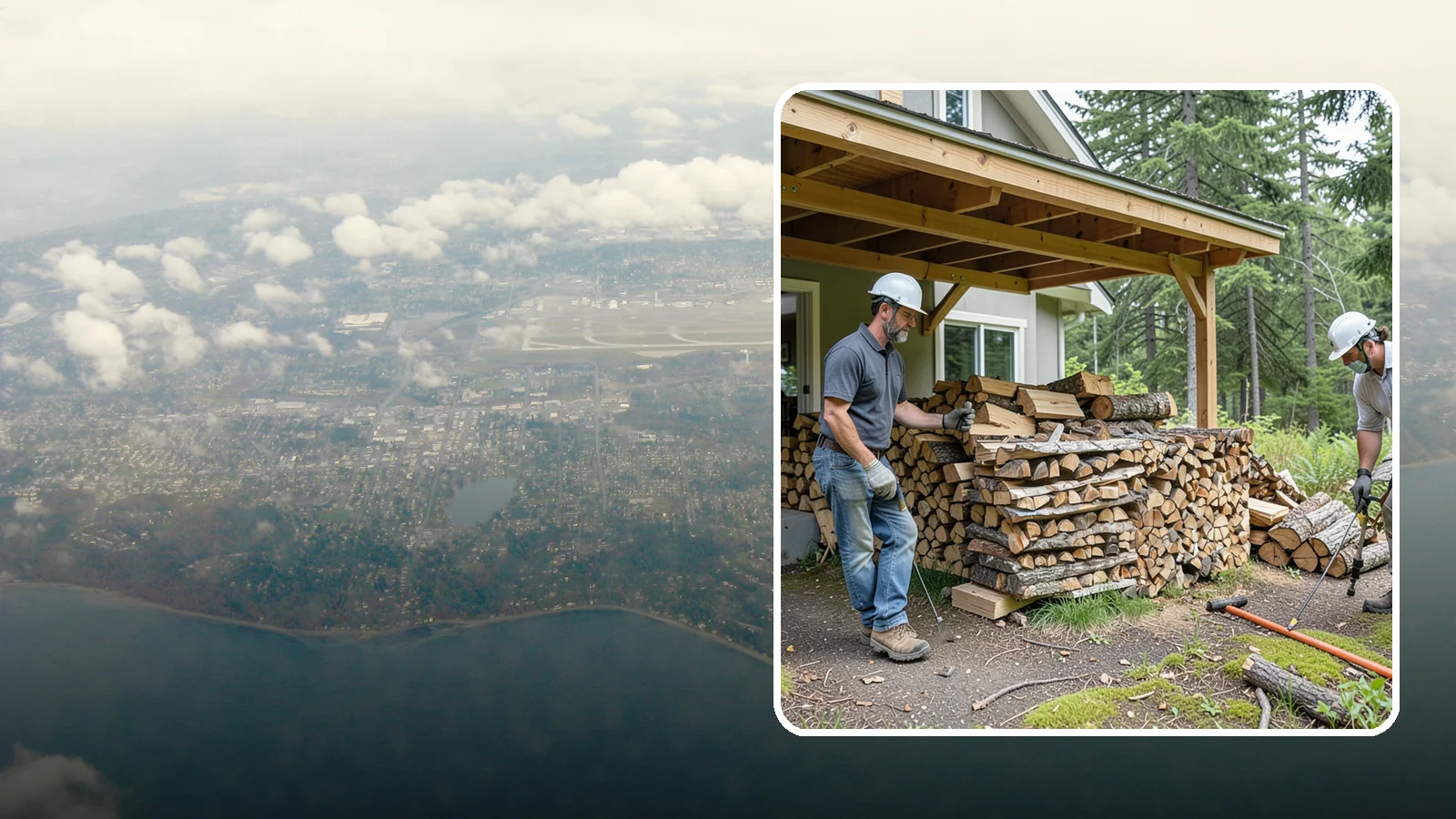 Firewood Restocking in Burien, King County, WA - We monitor and refill your firewood supply on a recurring basis so you never run out during the heating season.