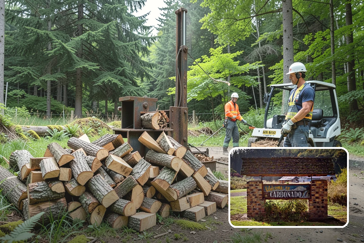 Firewood Restocking in Carbonado, Pierce County, WA - Never run out during the cold season