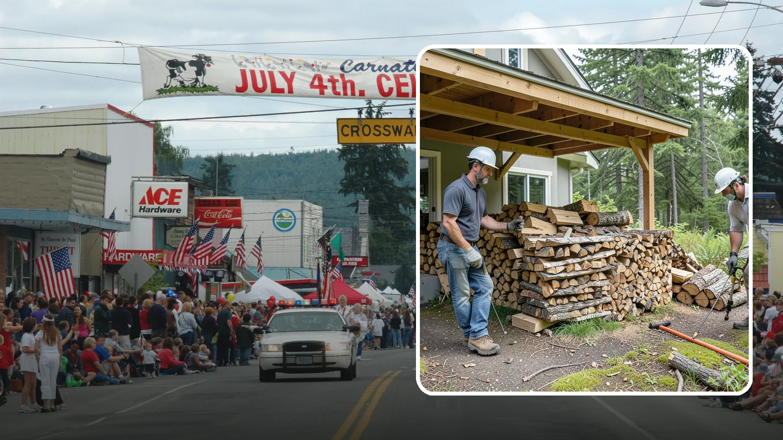Firewood Restocking in Carnation, King County, WA - We monitor and refill your firewood supply on a recurring basis so you never run out during the heating season.