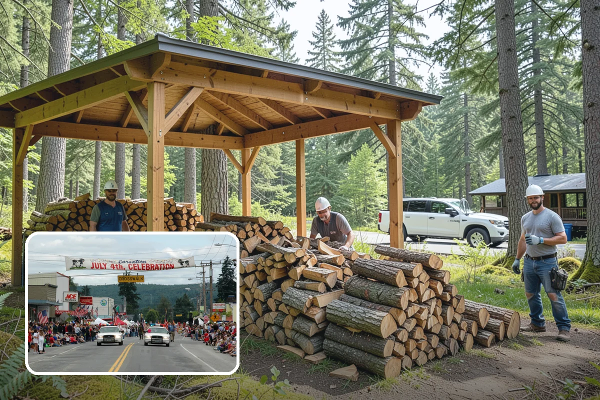 Firewood Restocking in Carnation, King County, WA - Never run out during the cold season