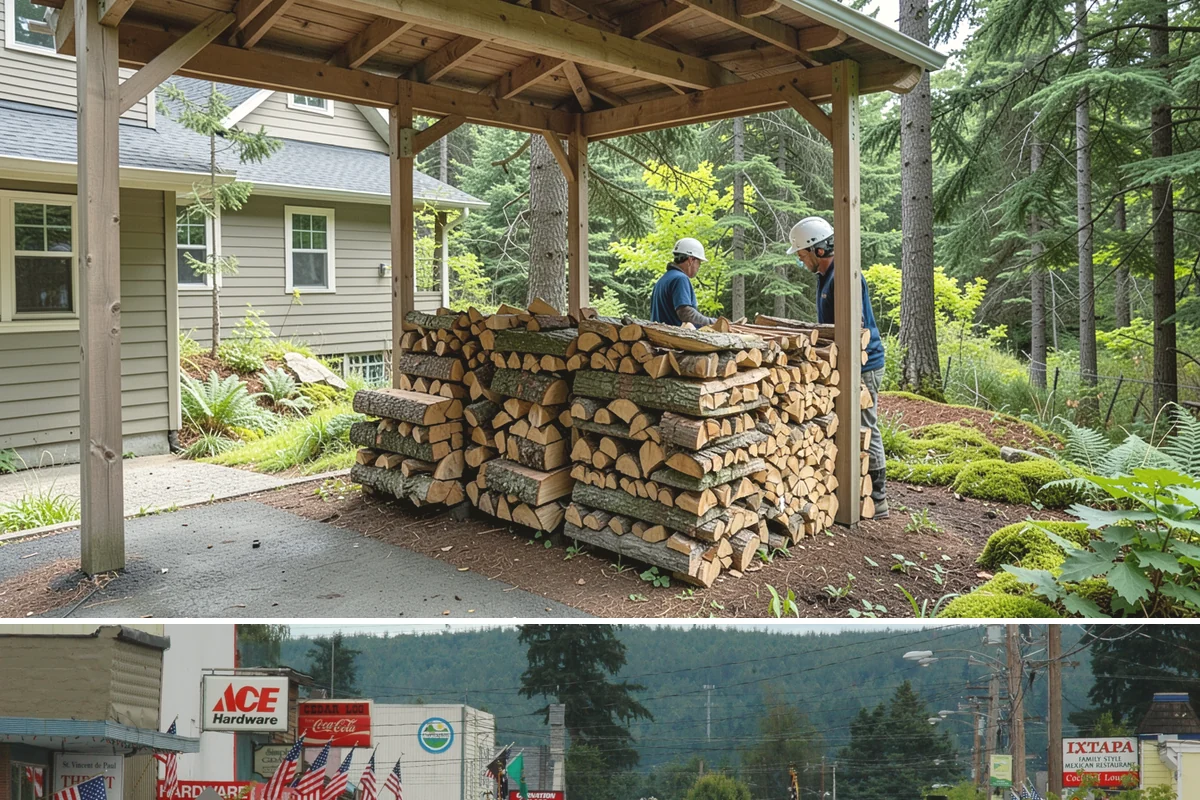 Firewood Restocking in Carnation, King County, WA - Set up restocking before winter so your automatic refills carry you through the coldest, wettest months.