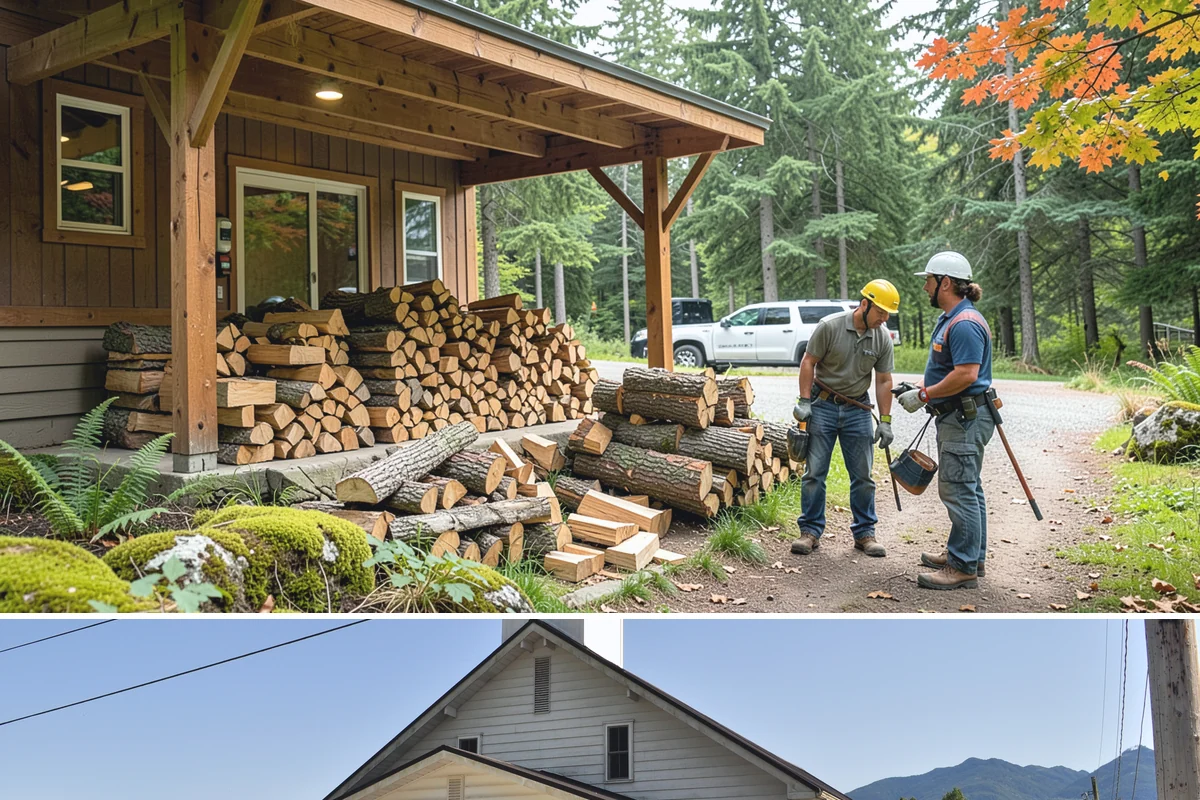 Firewood Restocking in Concrete, Skagit County, WA - Set up restocking before winter so your automatic refills carry you through the coldest, wettest months.