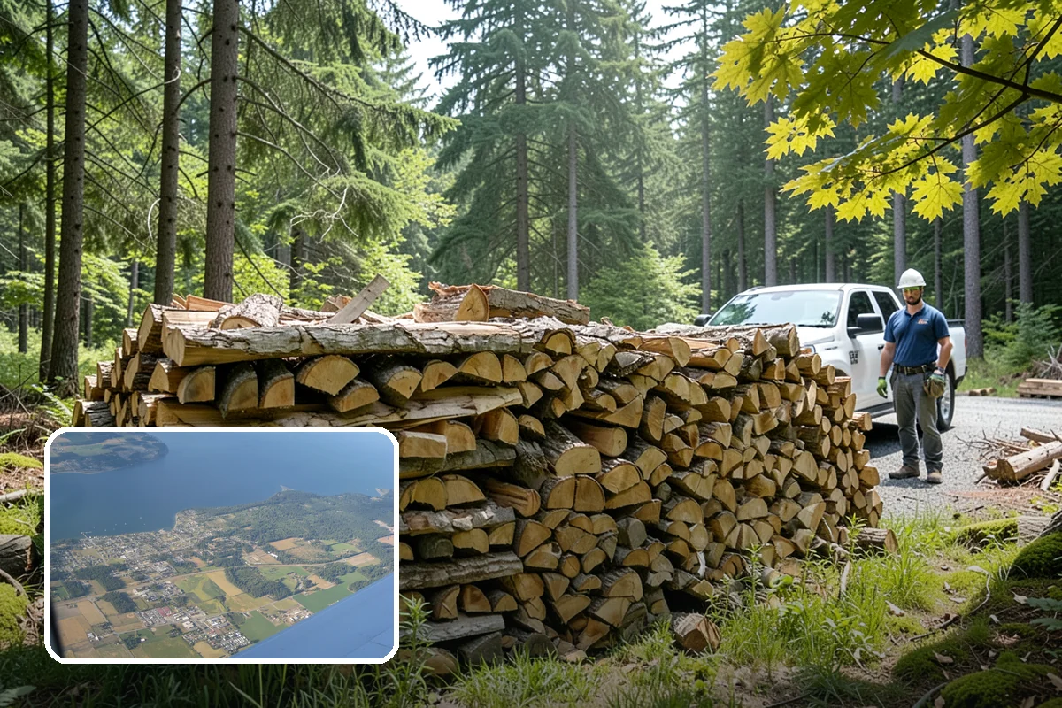 Firewood Restocking in Coupeville, Island County, WA - Never run out during the cold season