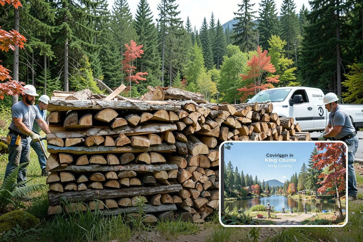 Firewood Restocking in Covington, King County, WA - Never run out during the cold season