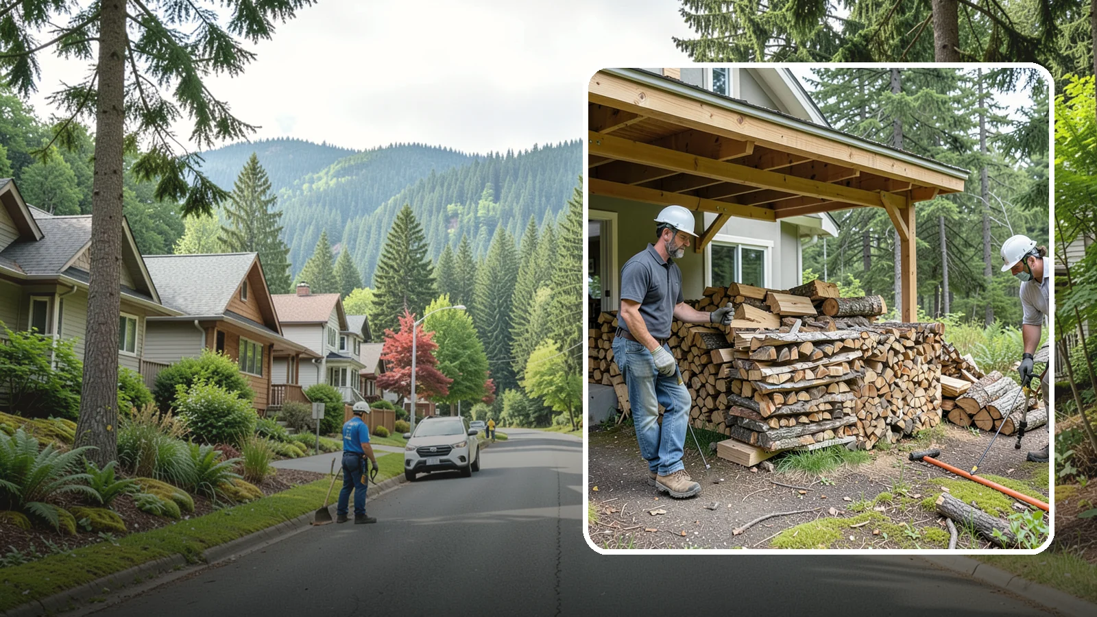 Firewood Restocking in Darrington, WA - We monitor and refill your firewood supply on a recurring basis so you never run out during the heating season.