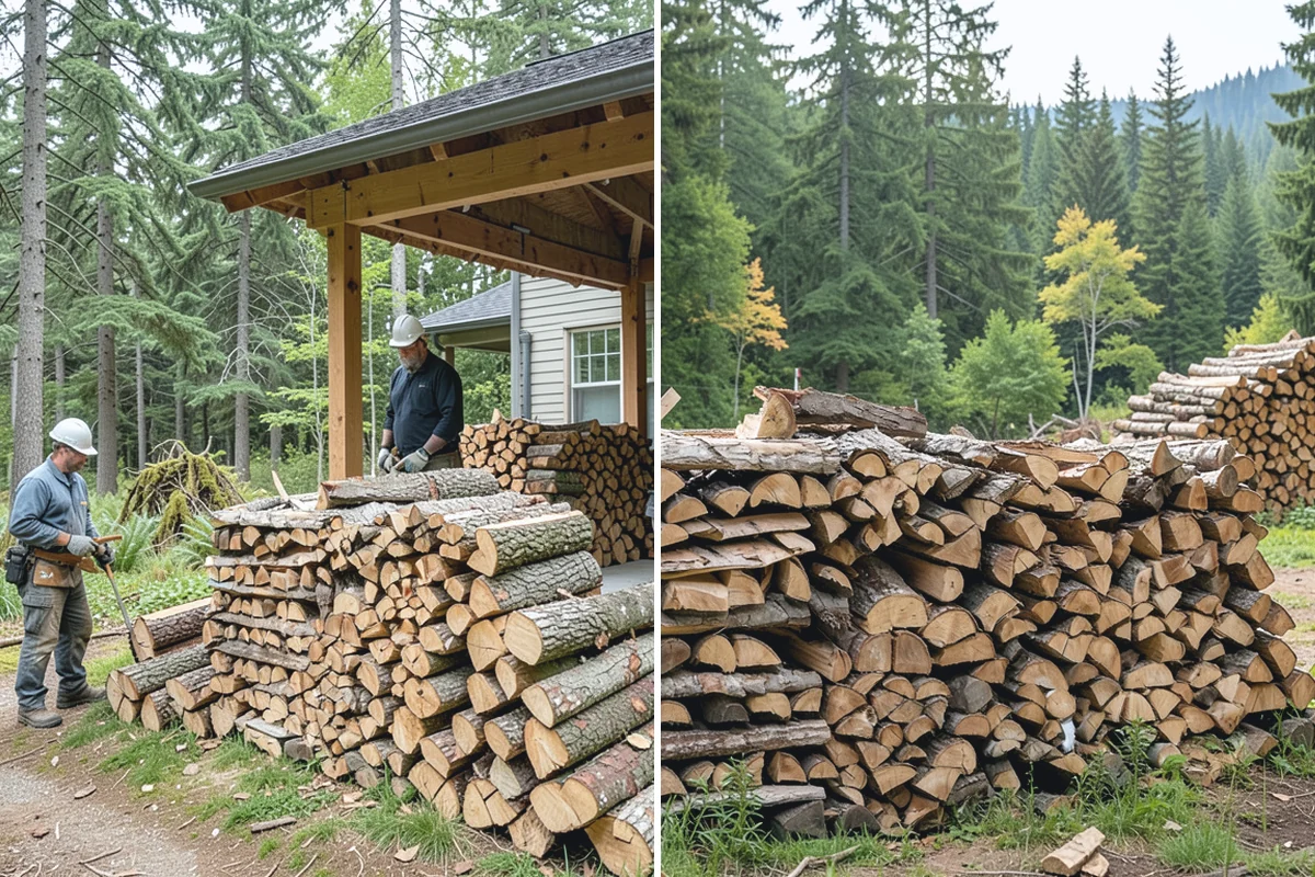 Firewood Restocking in Darrington, WA - We estimate how quickly you go through wood